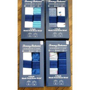 Tommy Bahama Men's Island Life 2 pack Mesh Tech Boxer Briefs Assorted Patterns